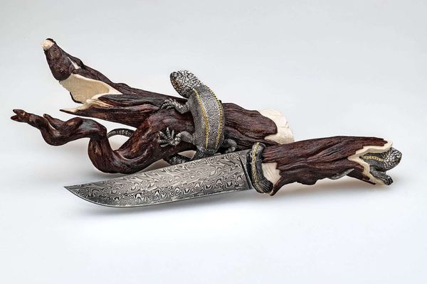  Object photography of jewelry, inlaid knife - 6