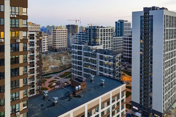  Varshavsky microdistrict from the height of the 20th floor - 11